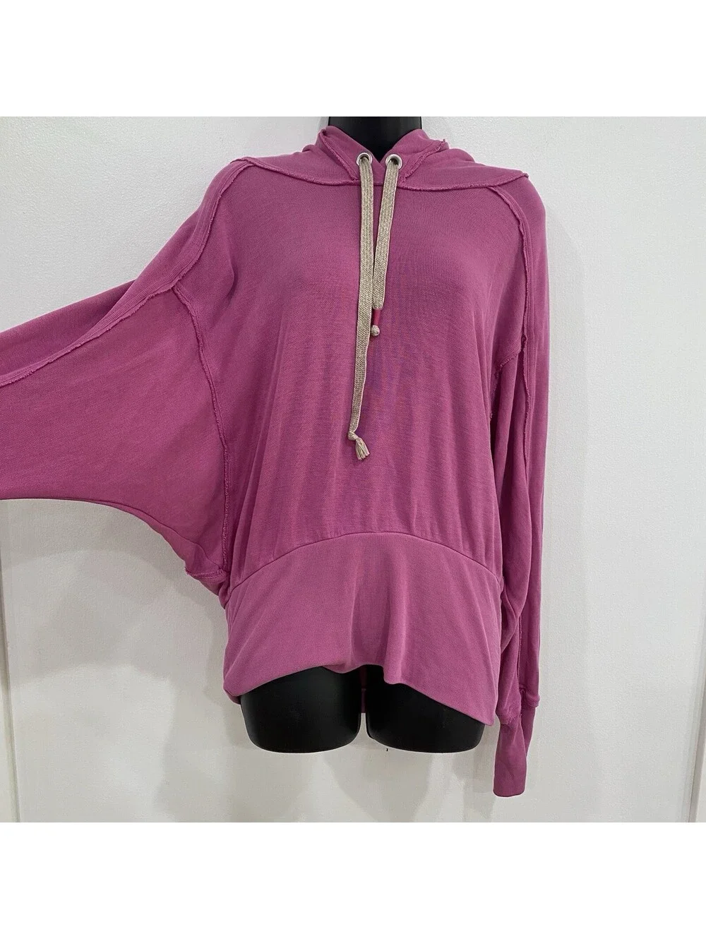 Women’s Free People Movement Size Large Ready Go Hoodie Dolman Pink